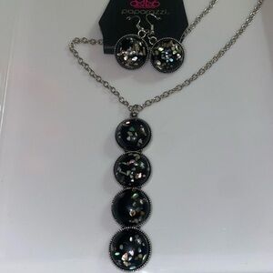 Paparazzi earring and a necklace set